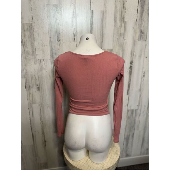 Forever 21 pink long sleeve top - Picture 6 of 7